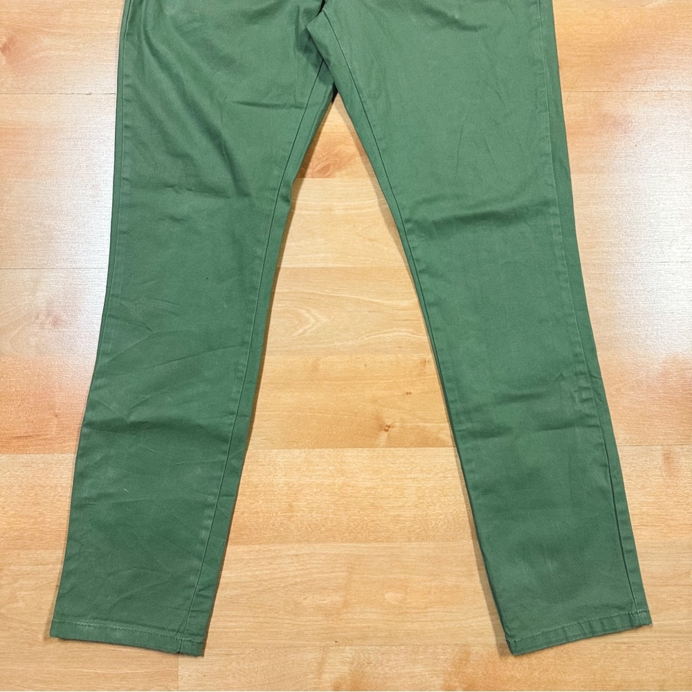ASOS Design Army/Olive Green Skinny Pants Womens Size 32 x 30 - Picture 4 of 7